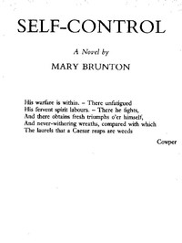 Cover of Self-control: A Novel — A Closer Reading