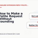How to Make a Polite Request Without Sounding Demanding in Deadline Extension Reply English