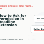 How to Ask for Permission in Deadline Extension Reply English