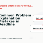 Common Problem Explanation Mistakes in Deadline Extension Reply English