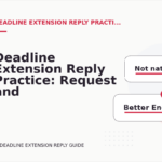 Deadline Extension Reply Practice: Request and Reply Examples