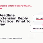 Deadline Extension Reply Practice: What to Say Instead