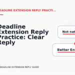 Deadline Extension Reply Practice: Clear Reply Patterns